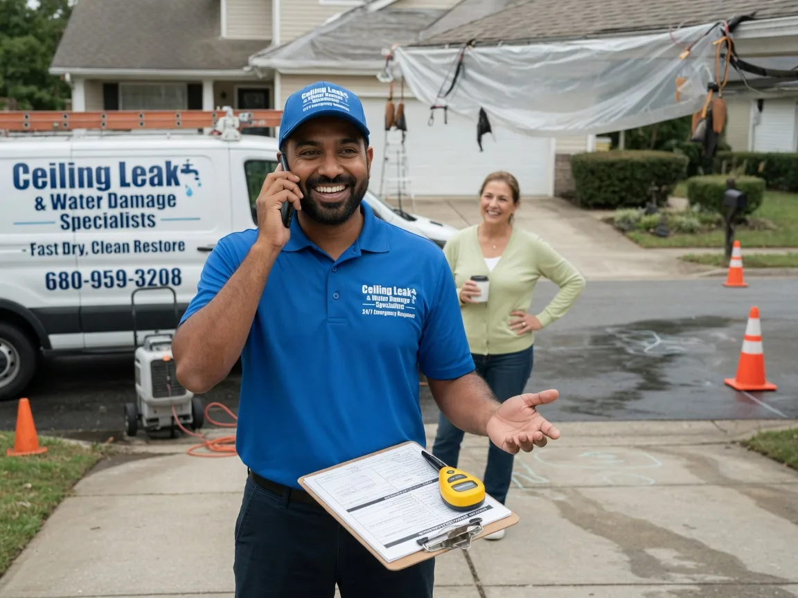 Ceiling Leak Cleanup Junction City, OR FAQs